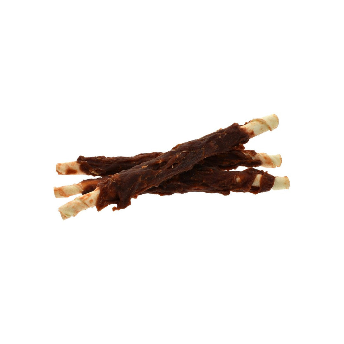 Rawhide Stick met Eend 24 cm van Wielink, kauwsnack voor honden in een verpakking van 25 stuks