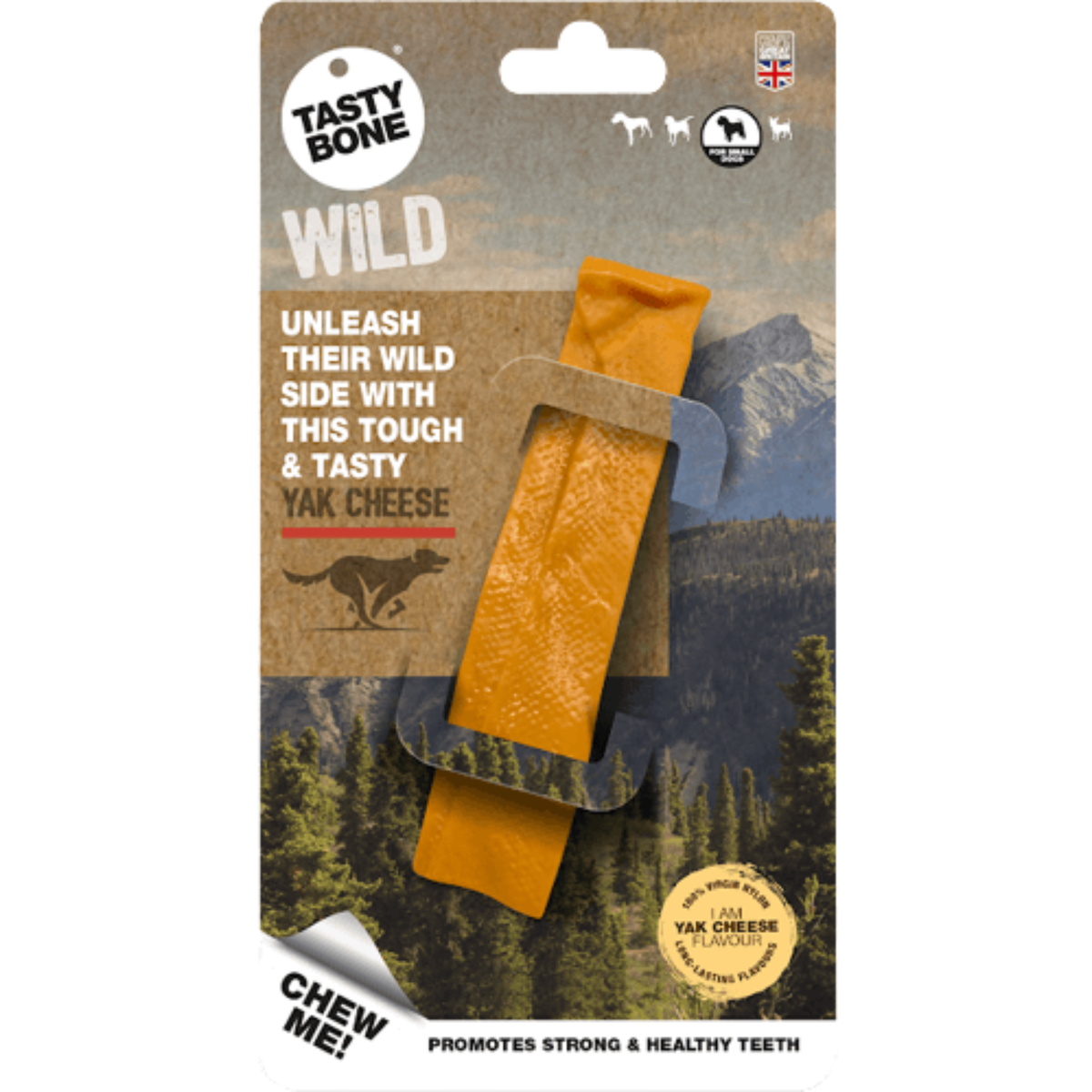 Tasty Bone Wild Yak Cheese | Nylon Kauwbot voor Honden | 1 stuk