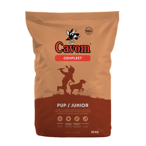 Zak Cavom Compleet Pup/Junior geperst hondenvoer, 20 kg #Inhoud_20 kg