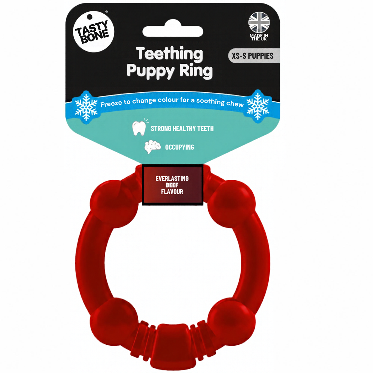 Tasty Bone Puppy Teething Ring | Bijtring voor Puppy's | 1 stuk