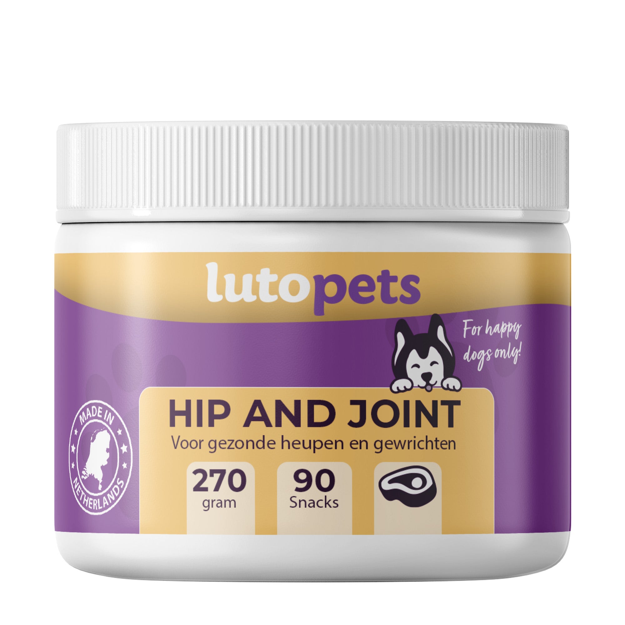 Lutopets Heup & Gewrichten Chews | 90 stuks