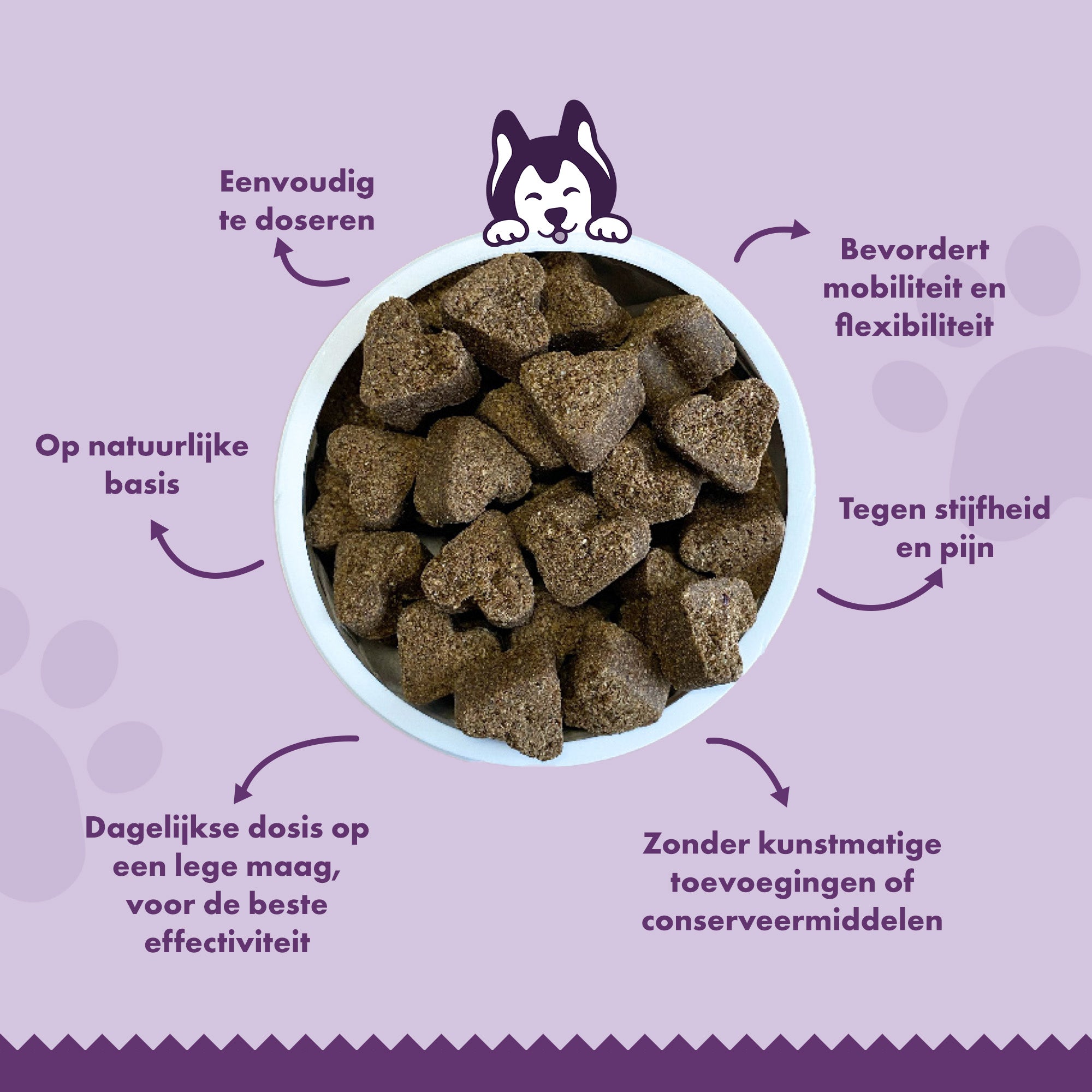 Lutopets Heup & Gewrichten Chews | 90 stuks
