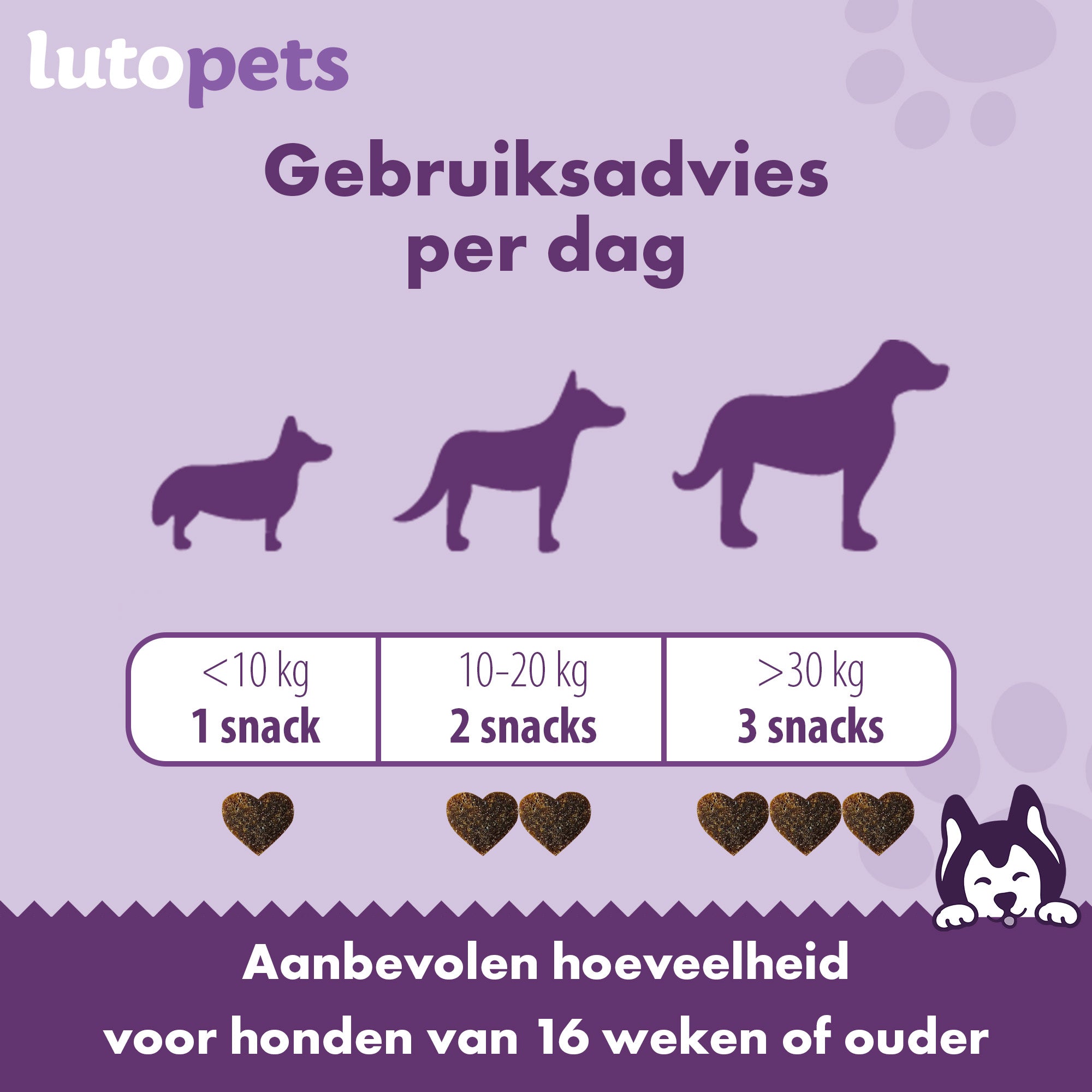 Lutopets Calming Hond | 90 chews