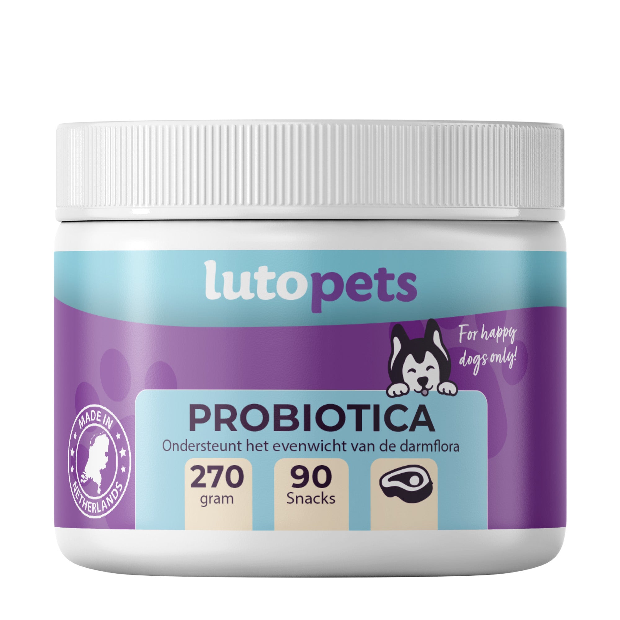 Lutopets Probiotica & Prebiotica Hond | 90 chews