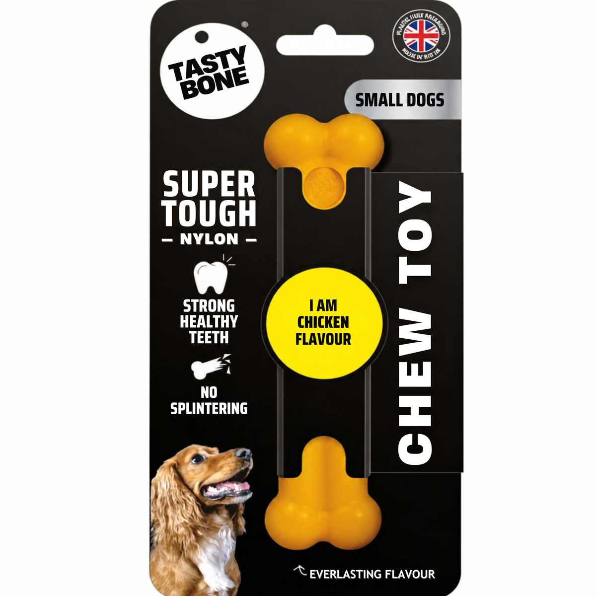 Tasty Bone Chicken | Nylon Kauwbot voor Honden | Toy, Small, Large of Mega