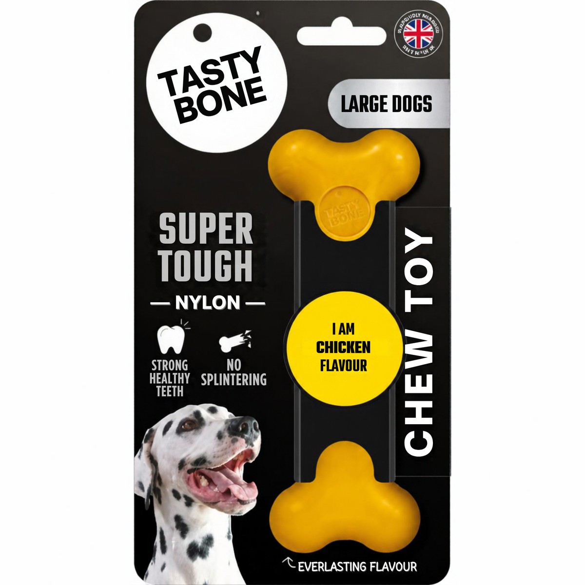 Tasty Bone Chicken | Nylon Kauwbot voor Honden | Toy, Small, Large of Mega