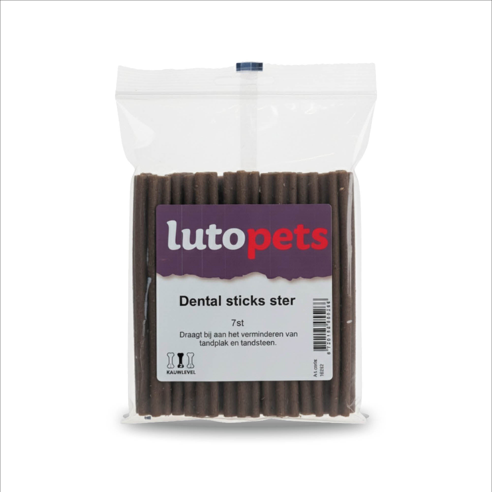 Lutopets dental sticks ster  | 7 stuks