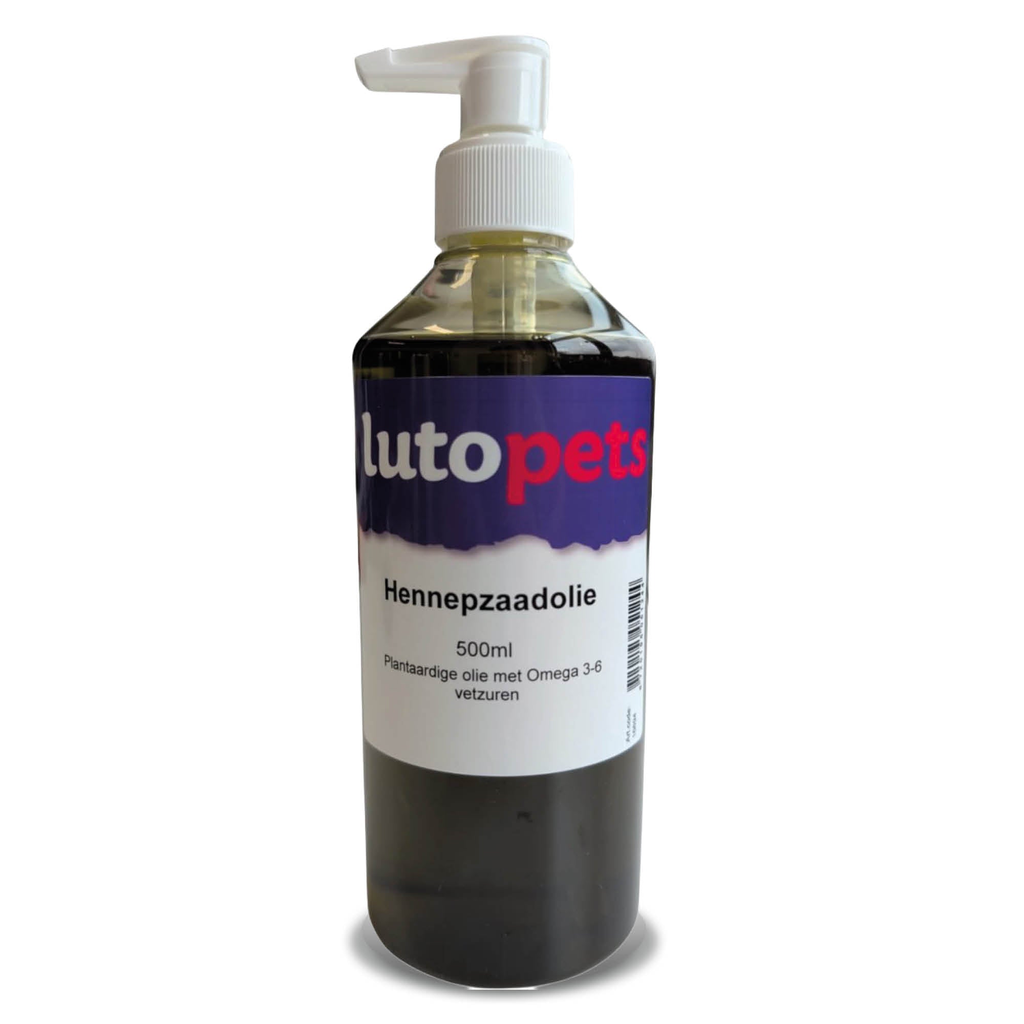 Lutopets Hennepzaadolie | 500 ml