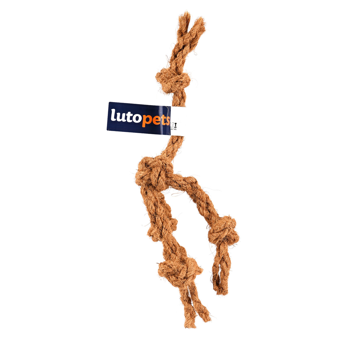 Lutopets Cocos touw spider M – kokos speelgoed voor honden