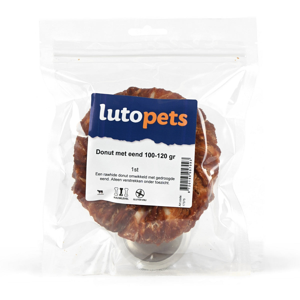 Lutopets Donut met eend 100-120 g