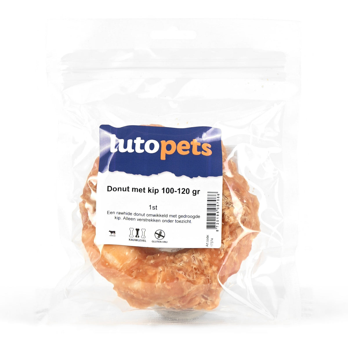 Lutopets Donut met kip 100-120 g