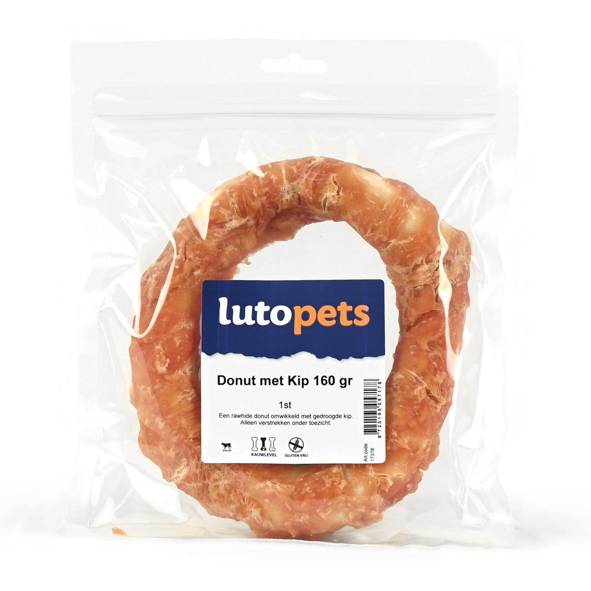 Lutopets Donut met kip 160 g