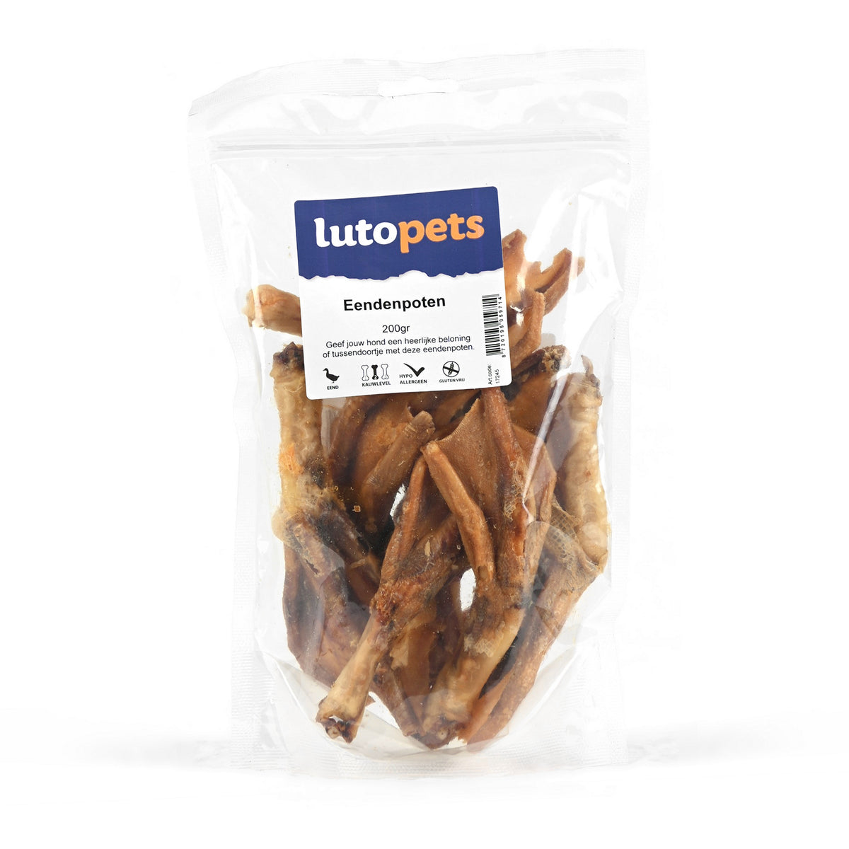 Lutopets Eendenpoten 200 g