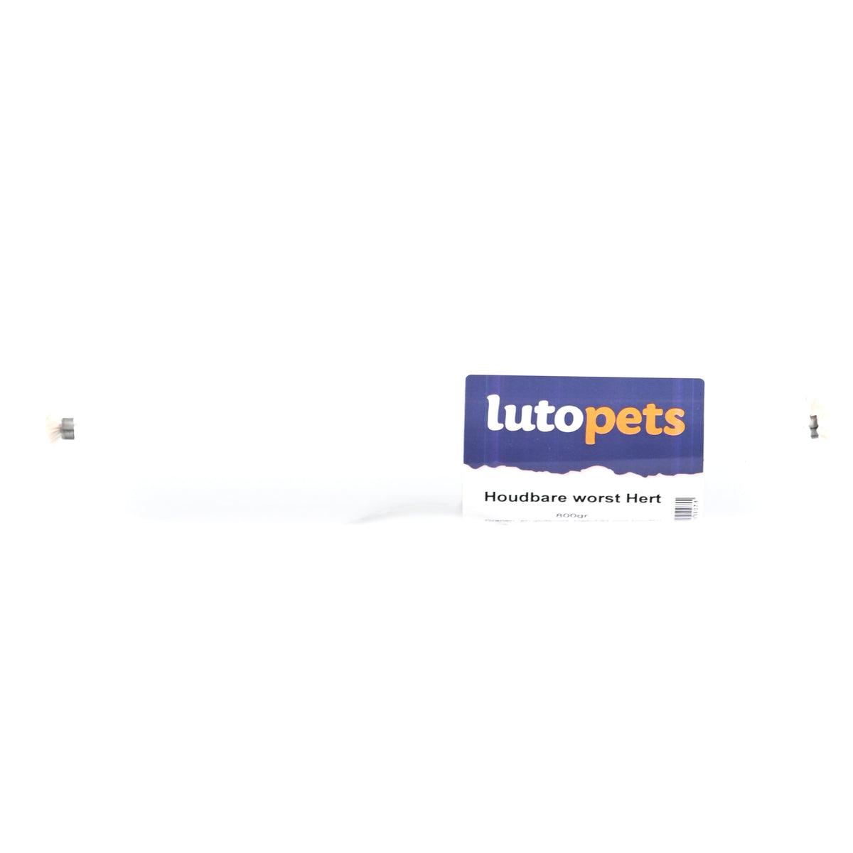 Lutopets Houdbare worst hert 800 g – hondenworst met 92% hert