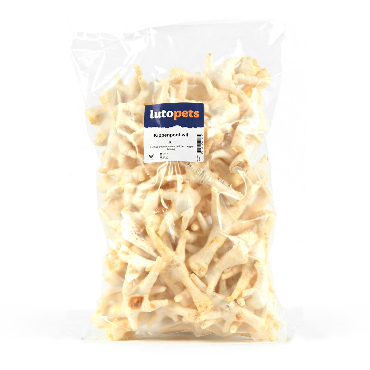 Lutopets Kippenpoot wit 1kg