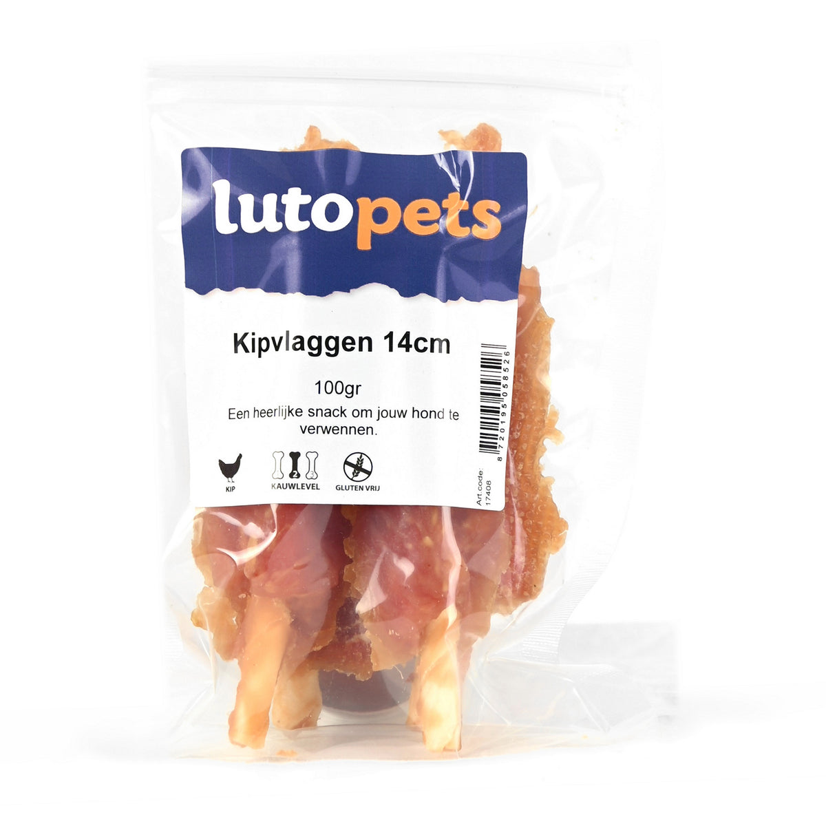 Lutopets Kipvlaggen 14cm 100 g