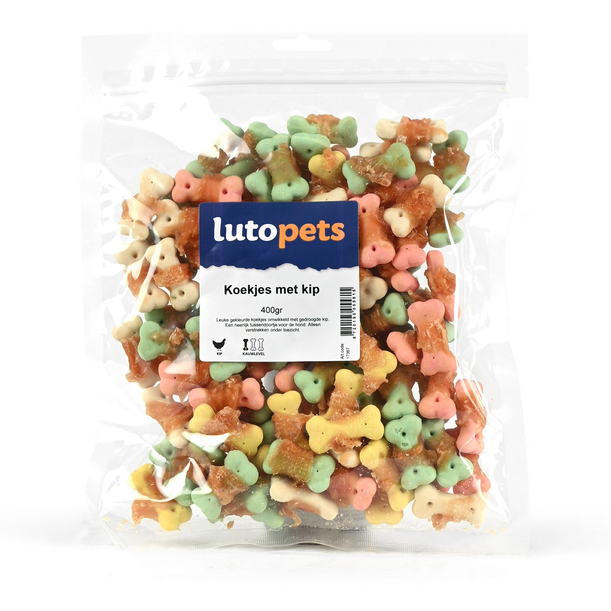 Lutopets Koekjes met kip 400 g