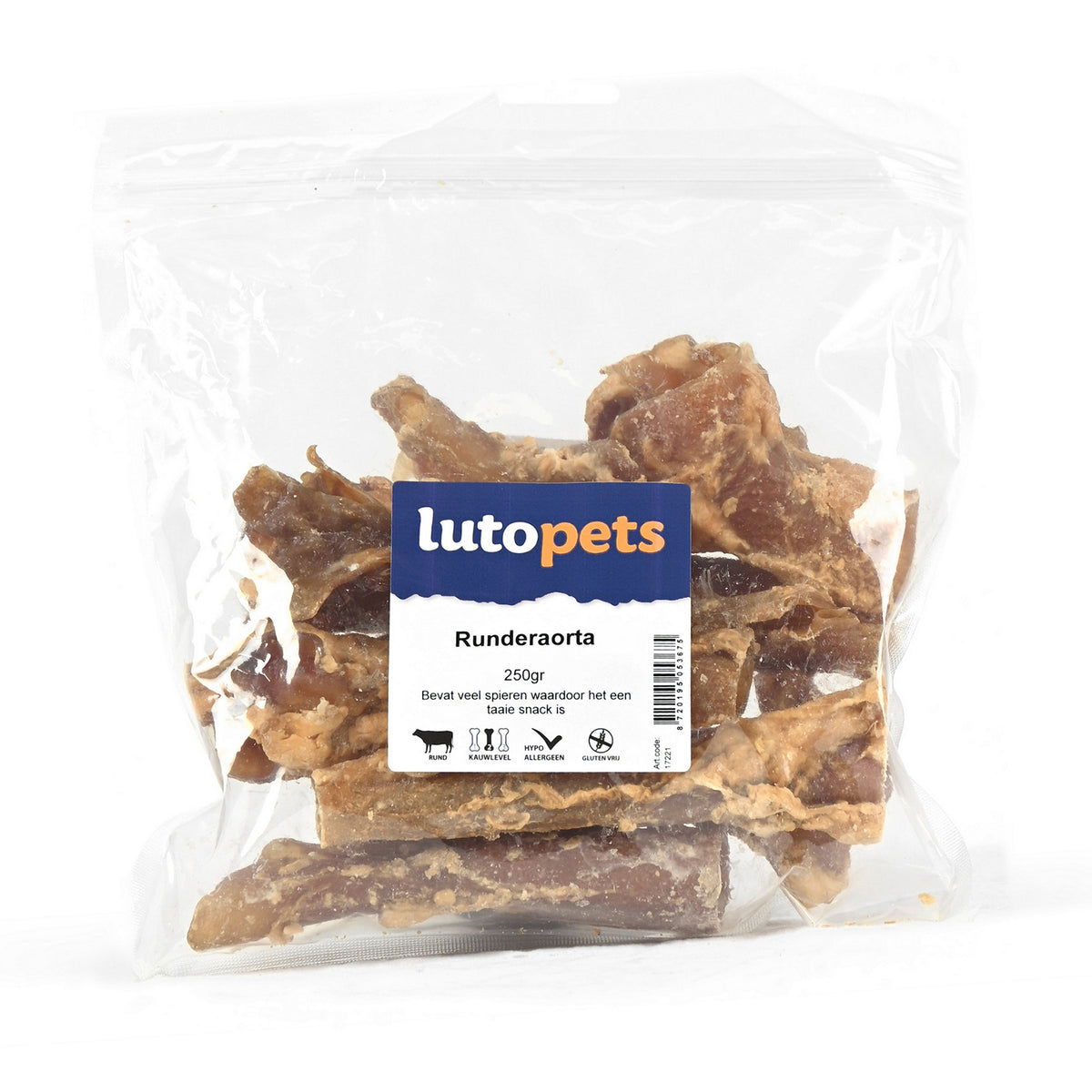 Lutopets Runderaorta 250 g