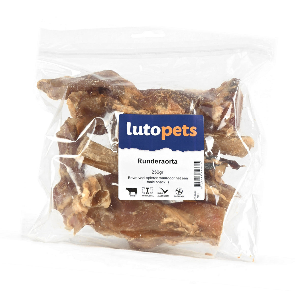 Lutopets Runderaorta 250 g