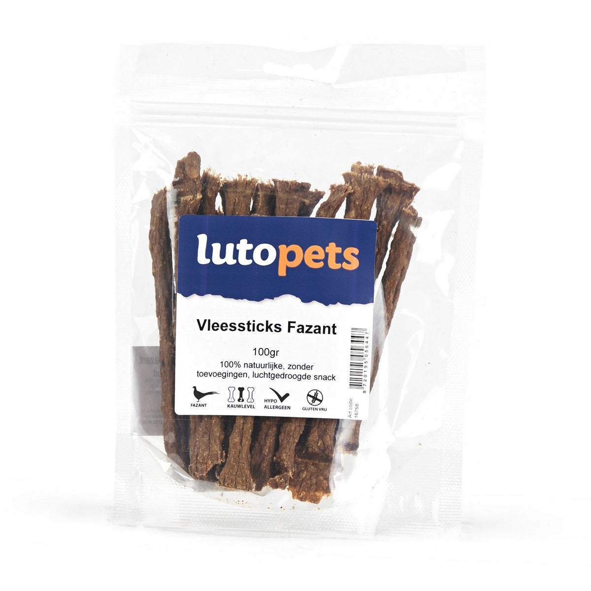 Lutopets Vleessticks Fazant 100 g