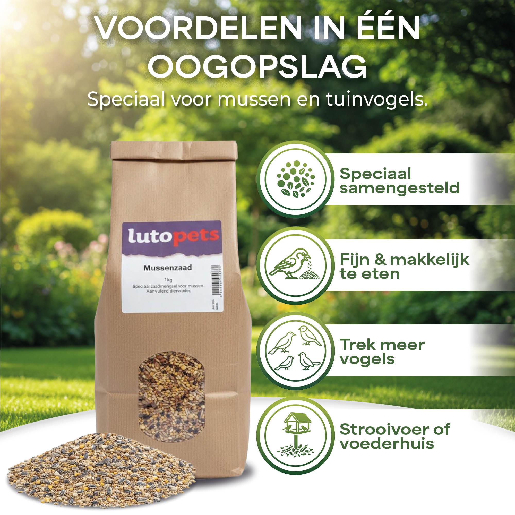 Lutopets Mussenzaad | 1 kg
