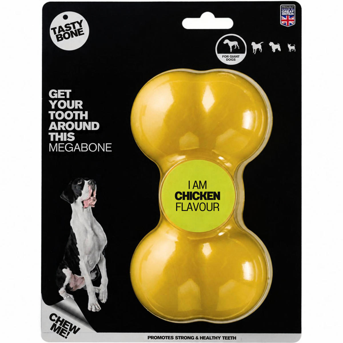 Tasty Bone Chicken | Nylon Kauwbot voor Honden | Toy, Small, Large of Mega