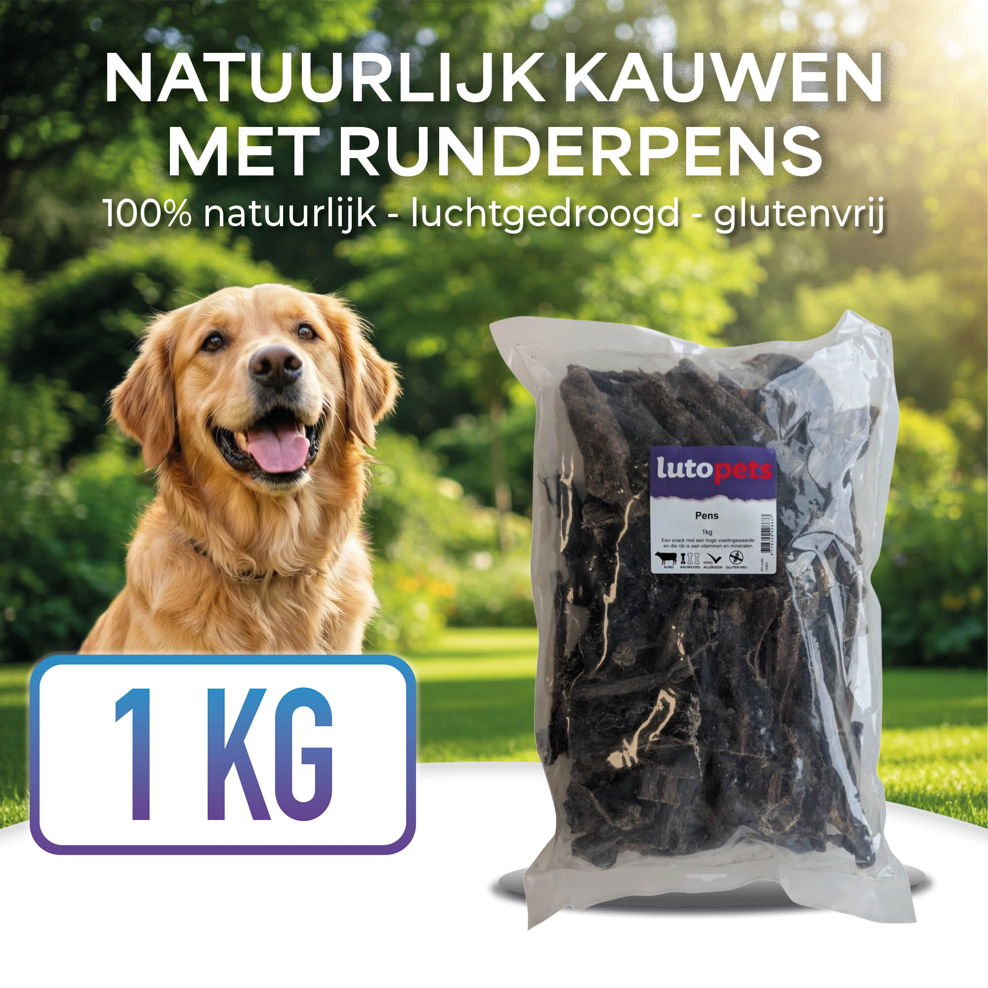 Lutopets Runderpens | 1 kg