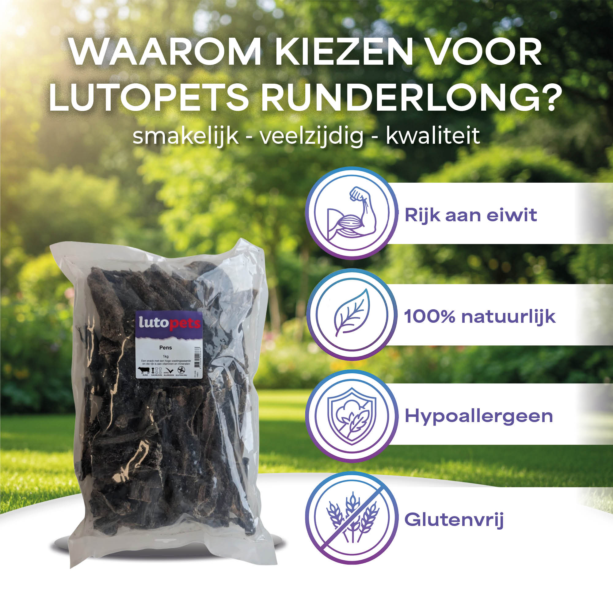 Lutopets Runderpens | 1 kg