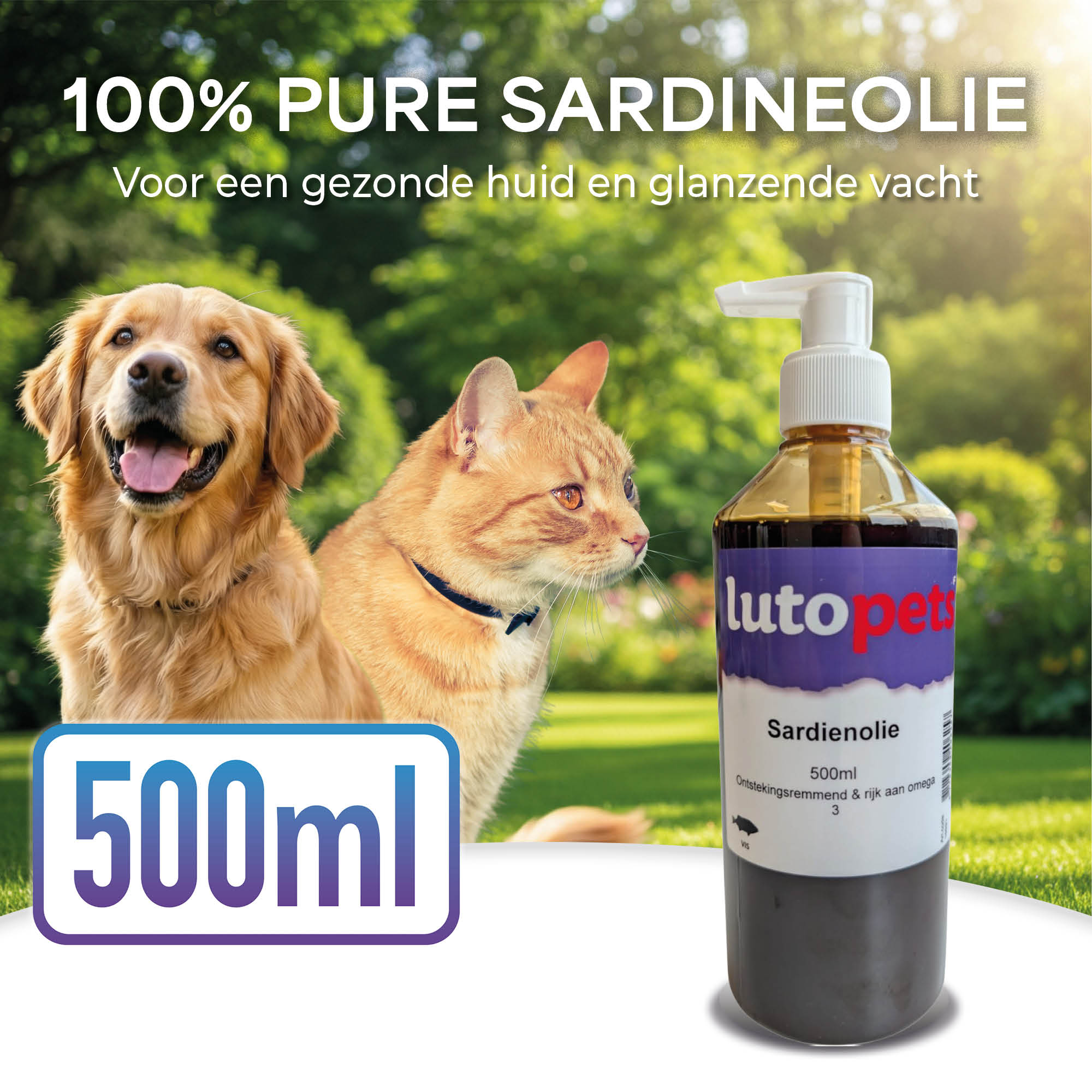 Lutopets Sardienolie 500 ml