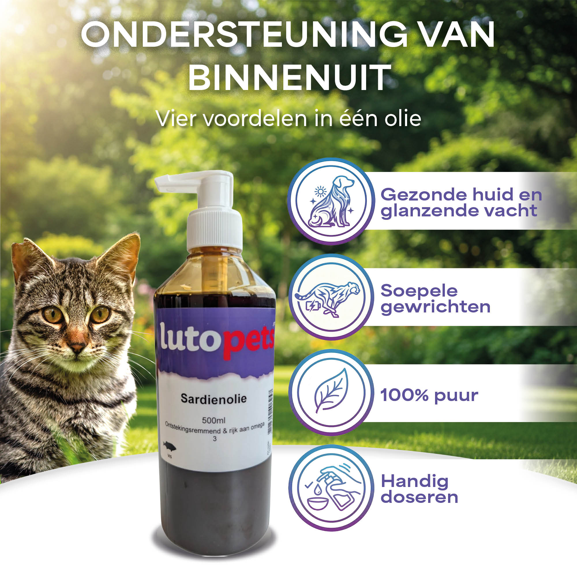 Lutopets Sardienolie 500 ml