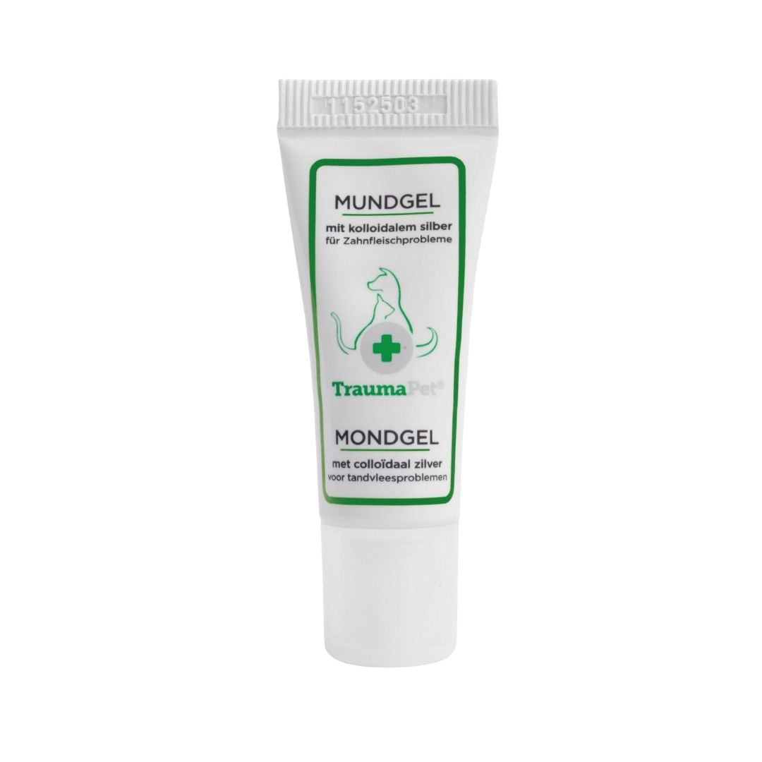 TraumaPet Mondgel voor hond en kat, tube van 10 ml met colloïdaal zilver
