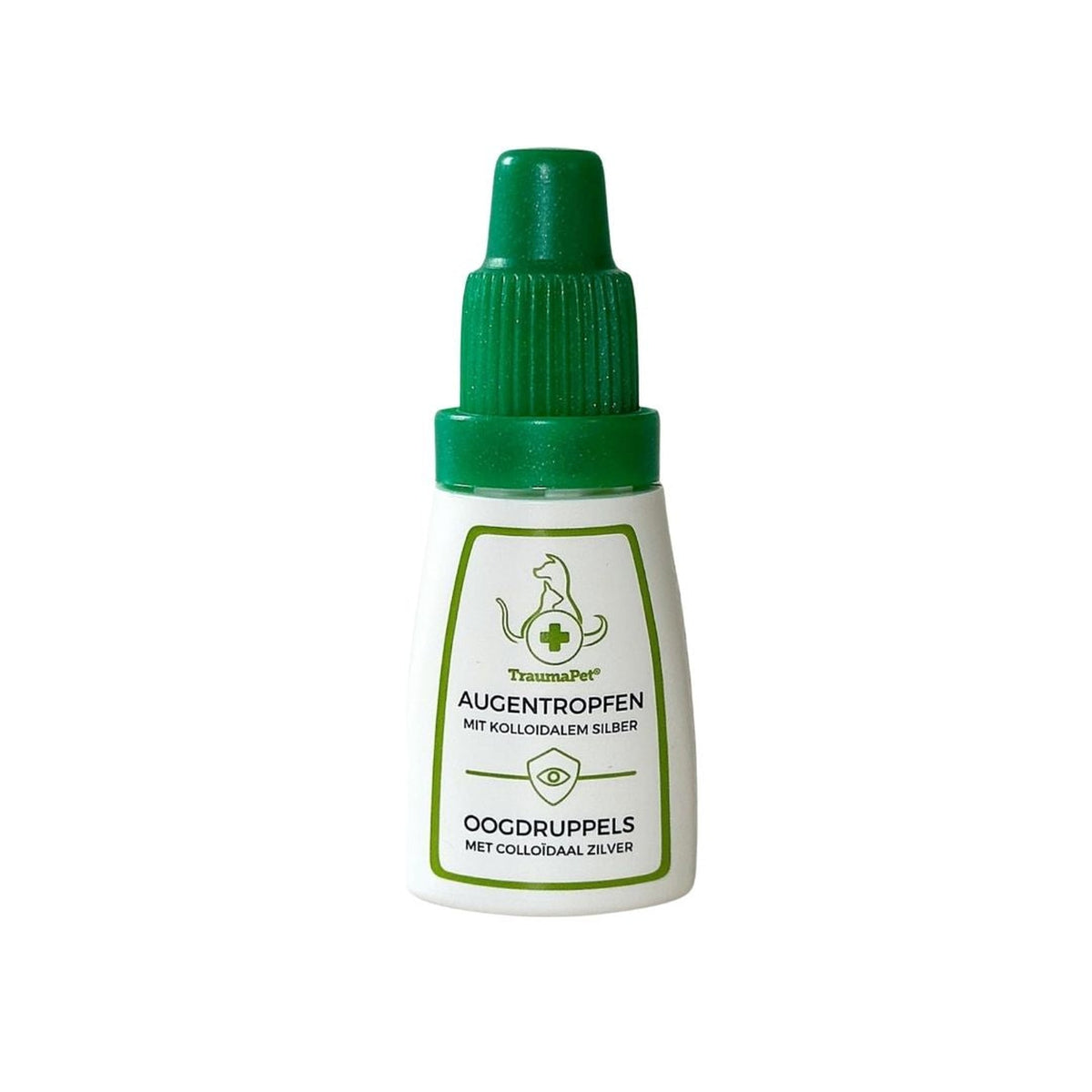 TraumaPet Oogdruppels voor hond en kat, flesje van 10 ml met colloïdaal zilver