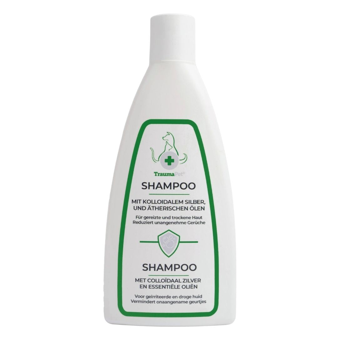 Fles TraumaPet Shampoo van 200 ml voor hond en kat