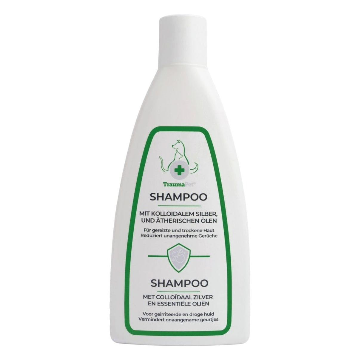 Fles TraumaPet Shampoo van 200 ml voor hond en kat