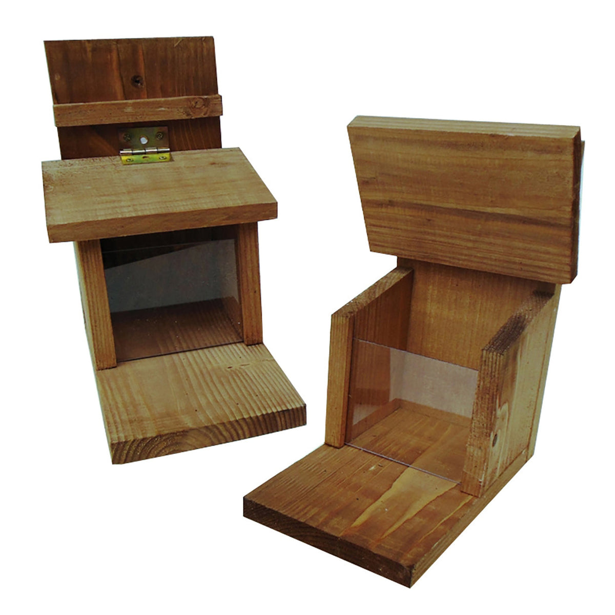 Tweetfeed Eekhoornvoederhuis Henk, houten eekhoorn voederhuis van 21 x 13 x 25 cm voor aan boom of schutting