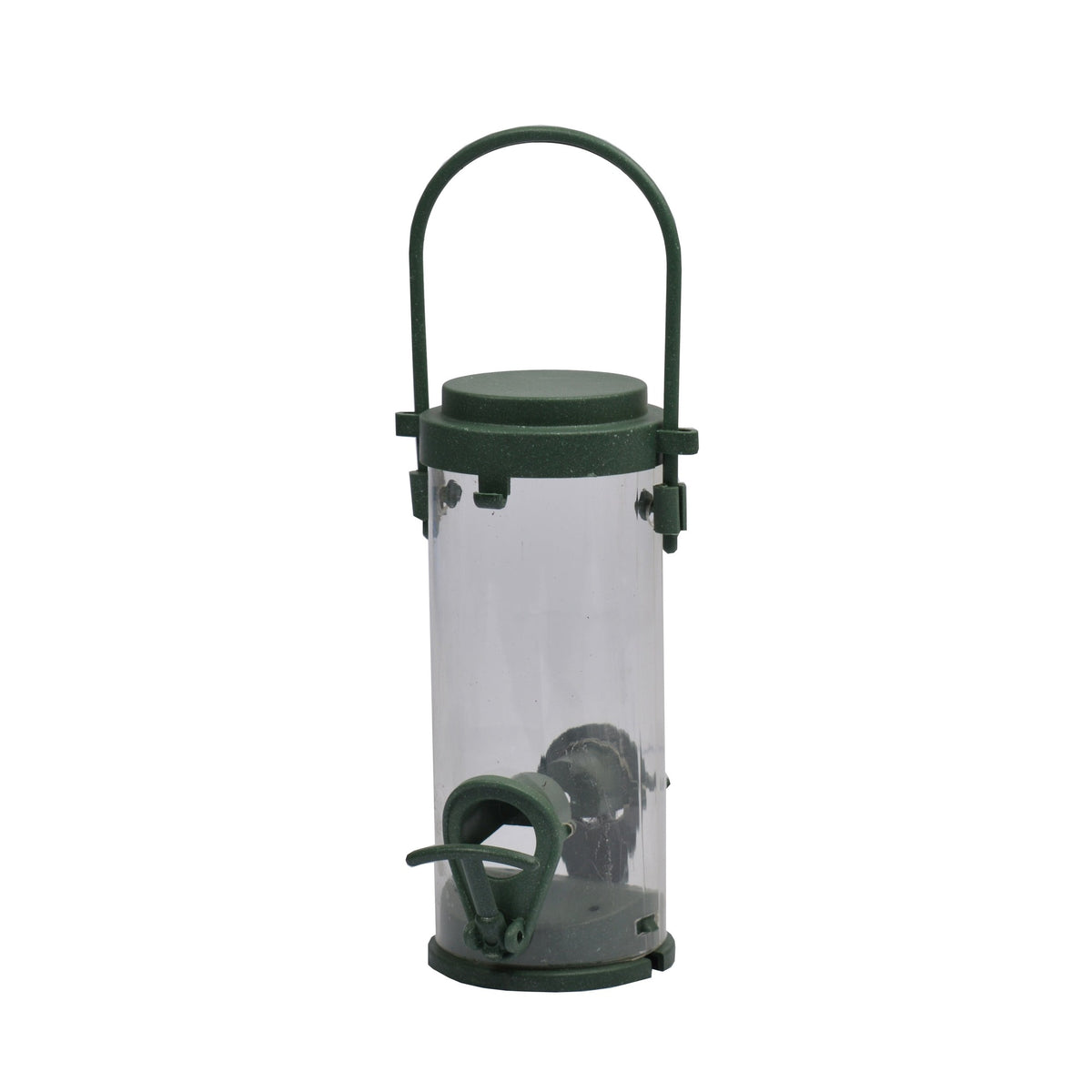 Tweetfeed Gerecyclede Zaadfeeder, kleine hangende voedersilo van gerecycled materiaal voor zaad en strooivoer voor tuinvogels