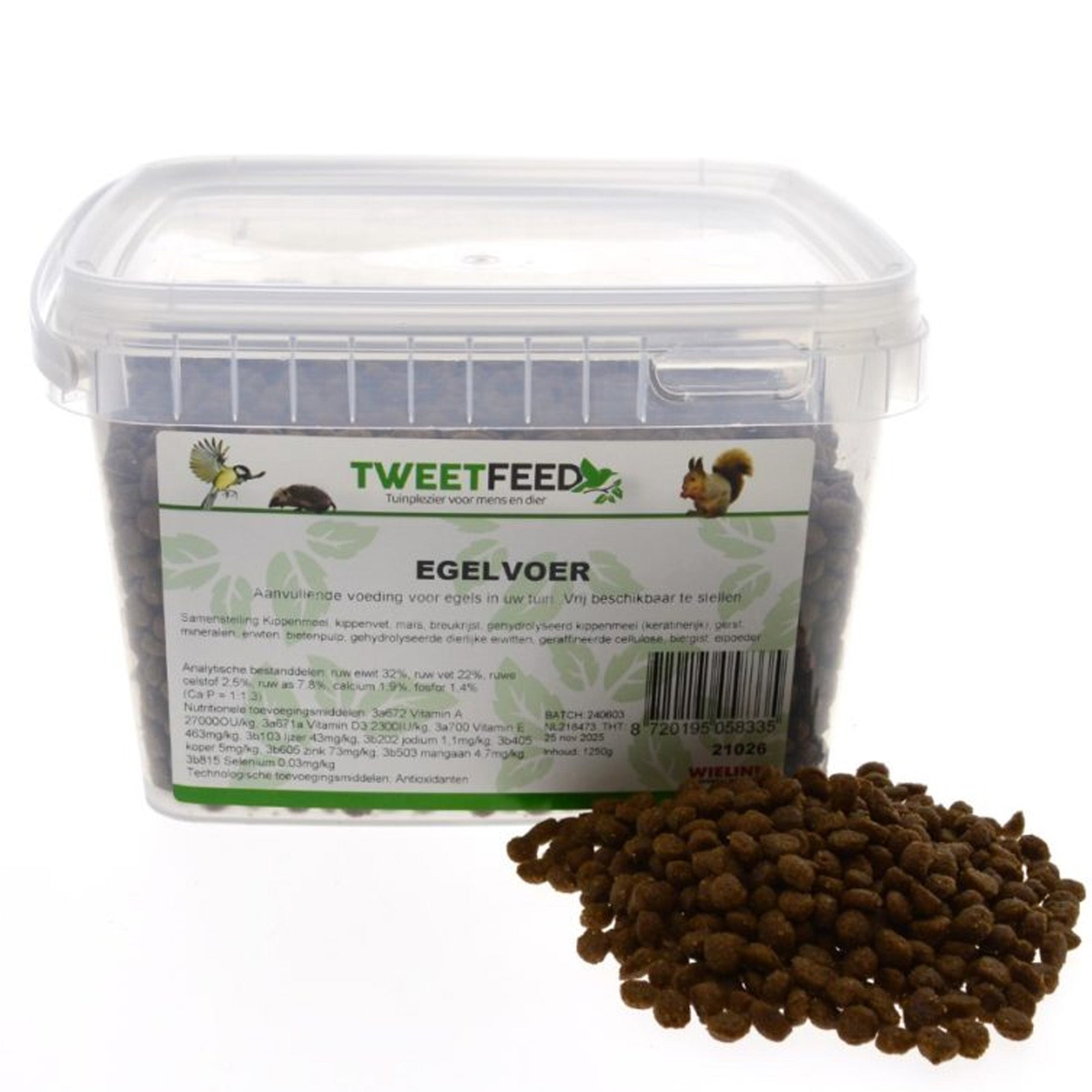 Tweetfeed Egelvoer | 1250 gram